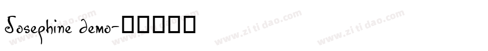 Josephine demo字体转换